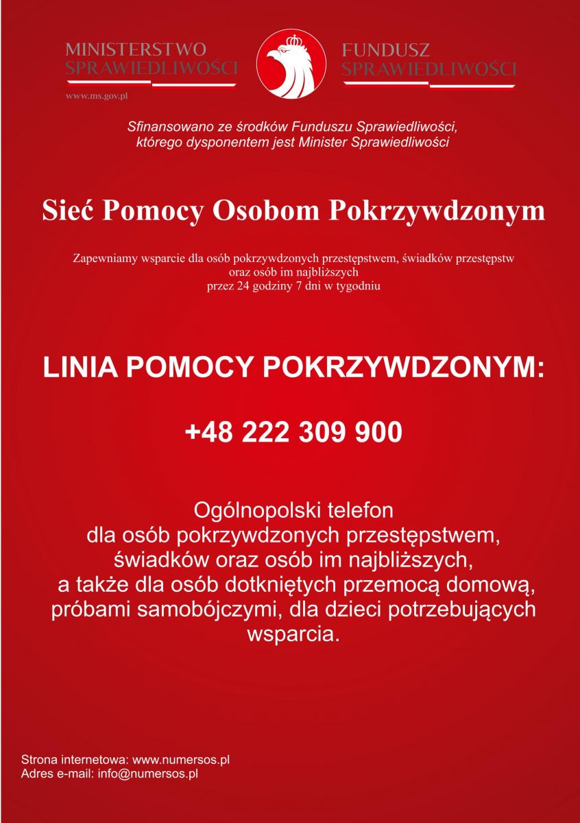 plakat informacyjny 1 strona