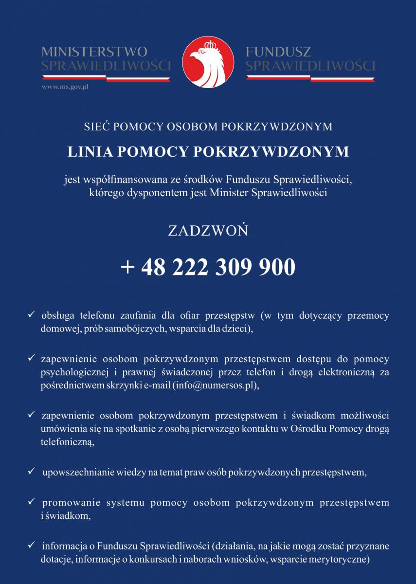 Linia pomocy pokrzywdzonym cz.2