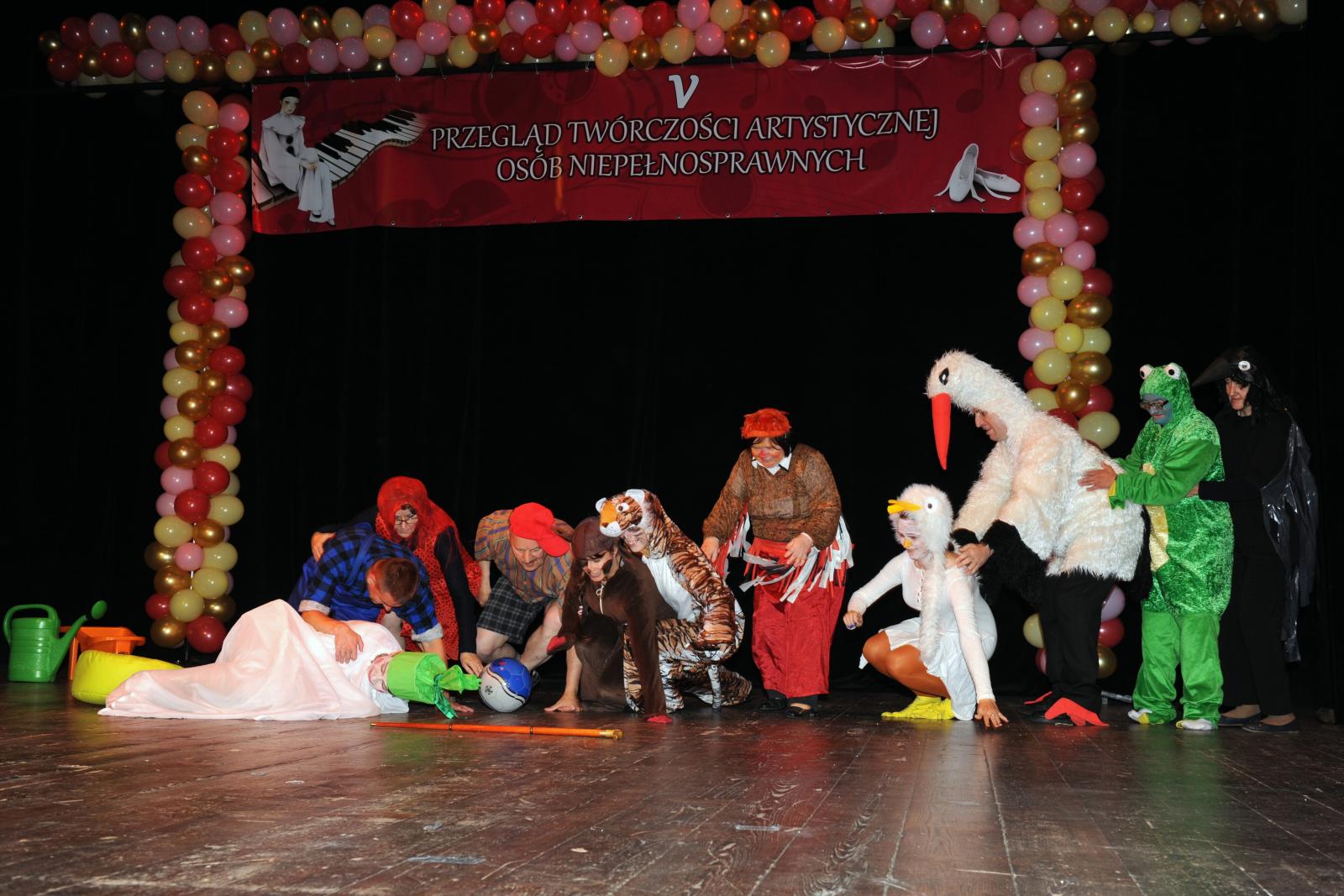Zdjęcie z Przeglądu Tw&oacute;rczości Artystycznej Os&oacute;b Niepelnosparwnych 