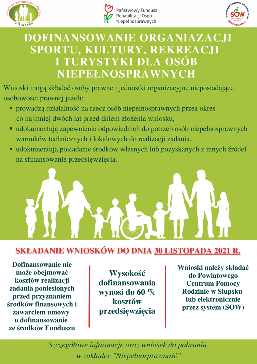 plakat dot. dofinansowania