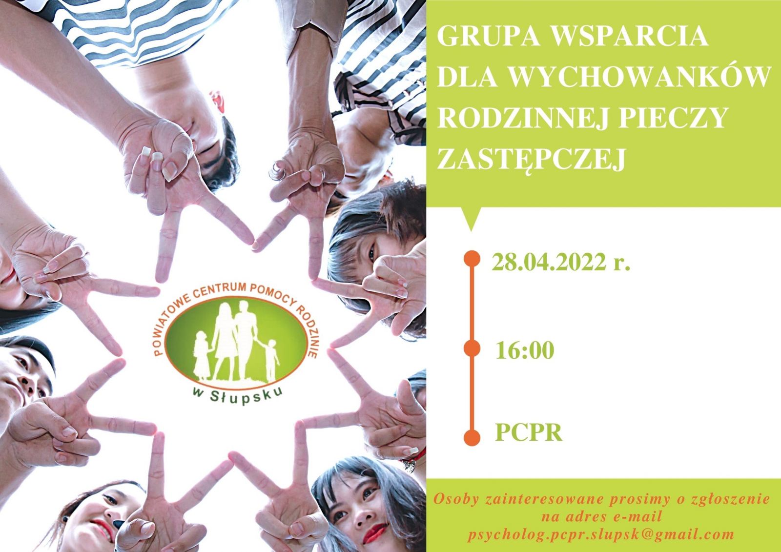 plakat - grupa wsparcia