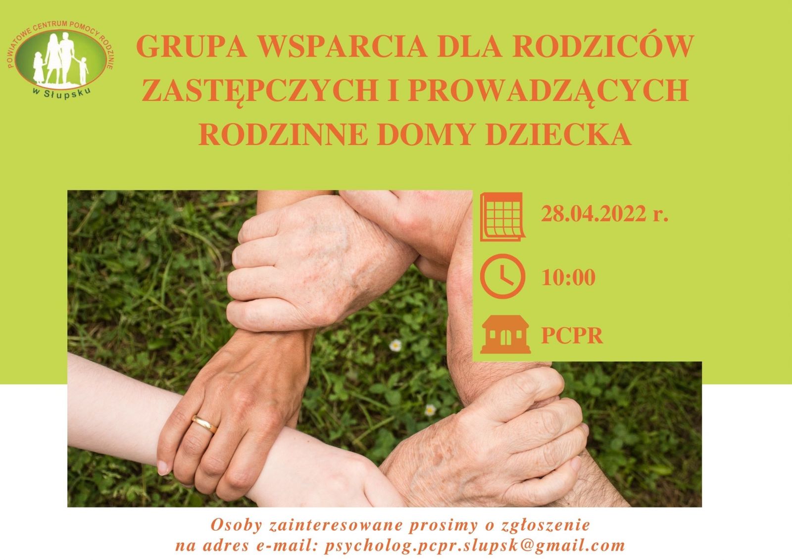 plakat - grupa wsparcia