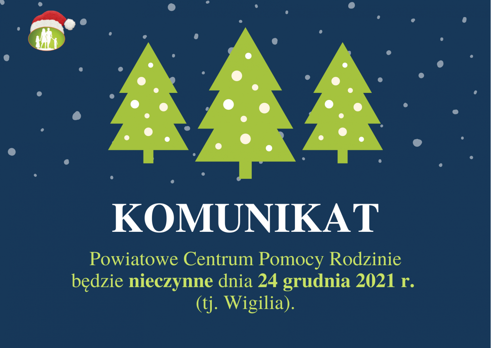 obrazek informujący o dniu wolnym od pracy 