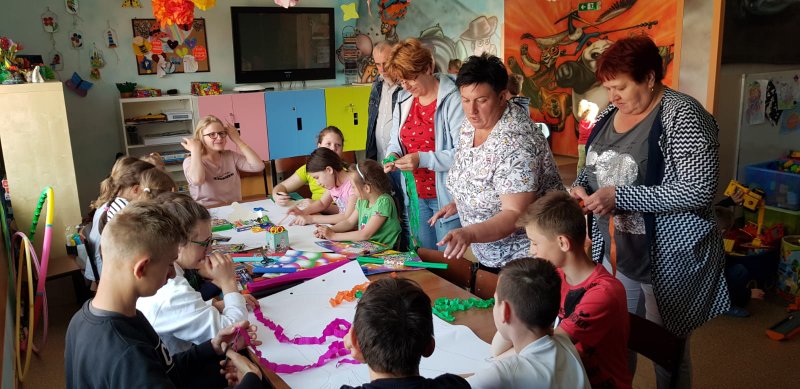 zdjęcie z wyjazdu rodzin zastępczych do Łeby