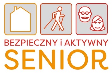 Plakat Bezpieczny i Aktywny senior 