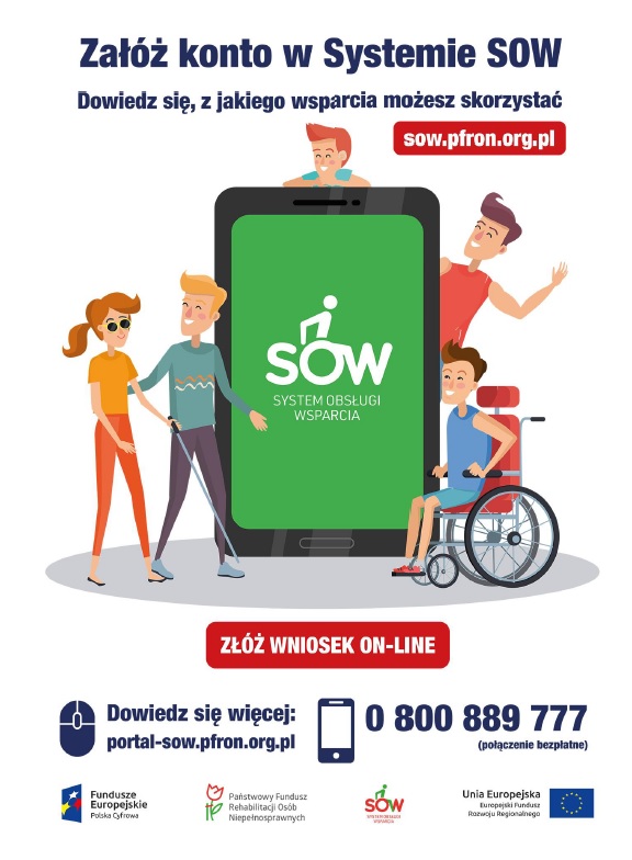 plakat z informacją