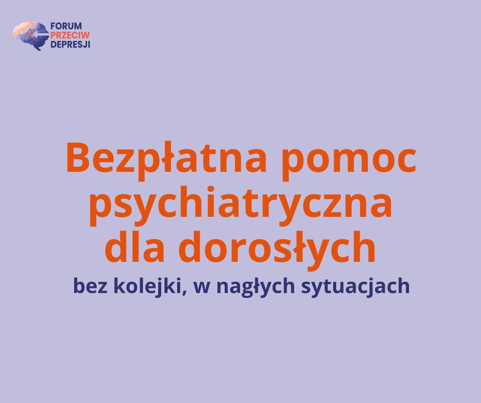 Zdjęcie: Bezpłatna pomoc psychiatryczna