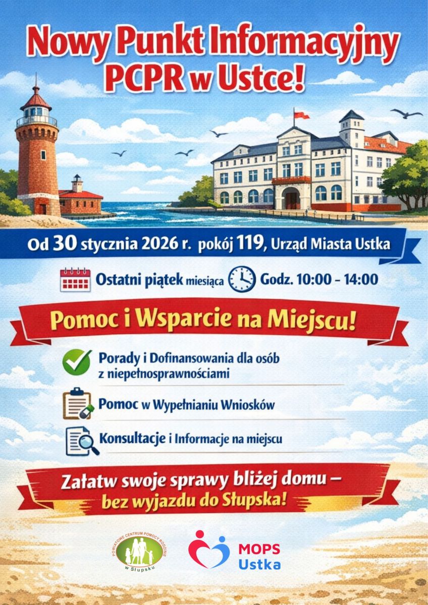 Zdjęcie: PCPR w Ustce – dyżur w Punkcie Informacyjnym już w piątek