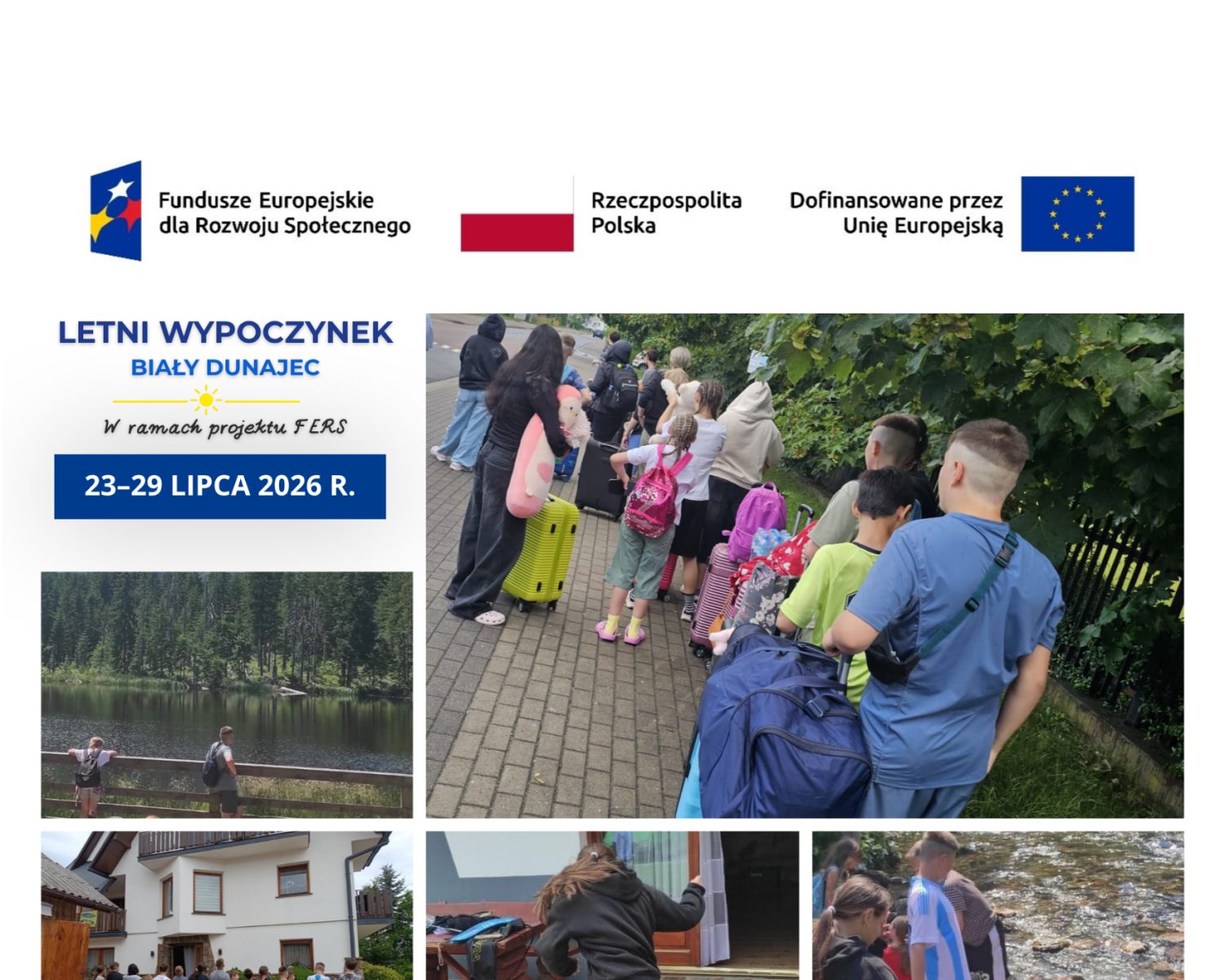 Zdjęcie: Letni wypoczynek uczestników projektu FERS w Białym Dunajcu
