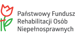 Logo: Państwowy Fundusz Rehabilitacji Osób Niepełnosprawnych